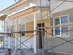 Exterior remodeling services in Los Angeles featuring stucco, siding, and home renovation