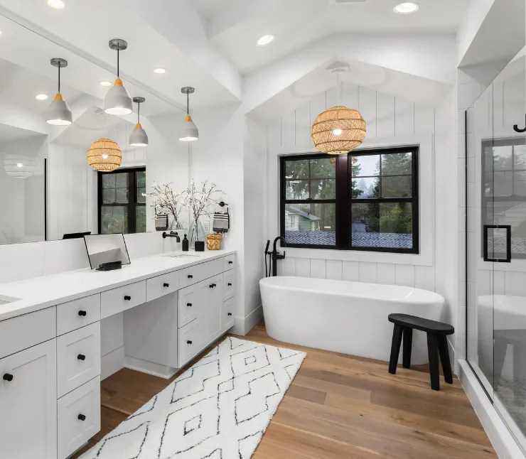 Bathroom remodeling services in Los Angeles featuring modern shower upgrade, tile installation, and luxury bathroom renovation by Best Remodeling LA